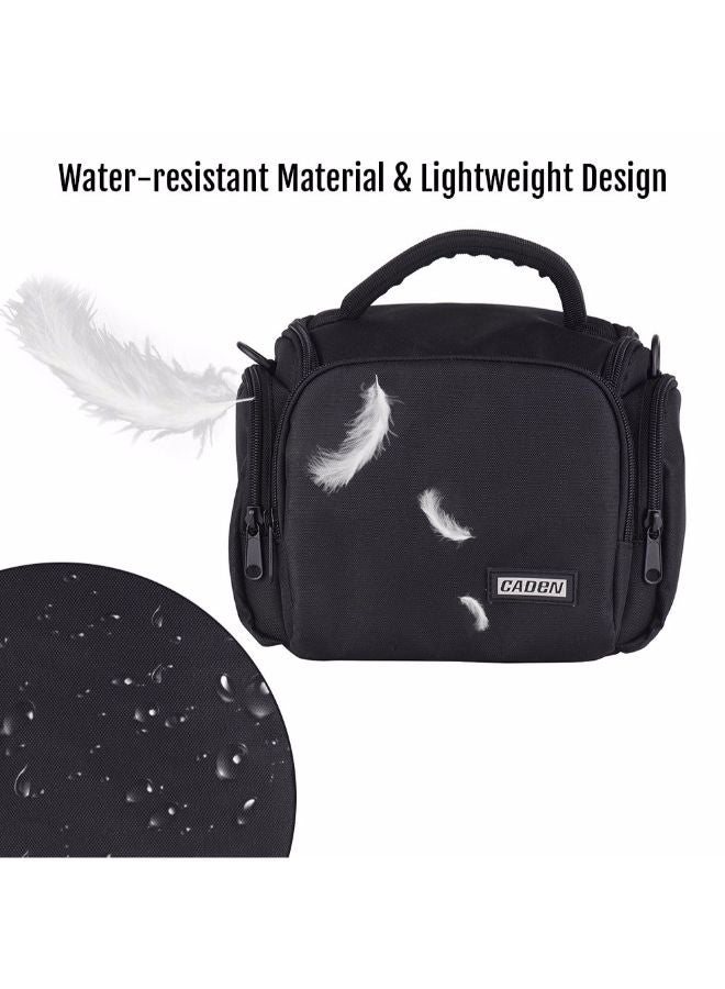 Zippered Padded Camera Bag Black - Image 3
